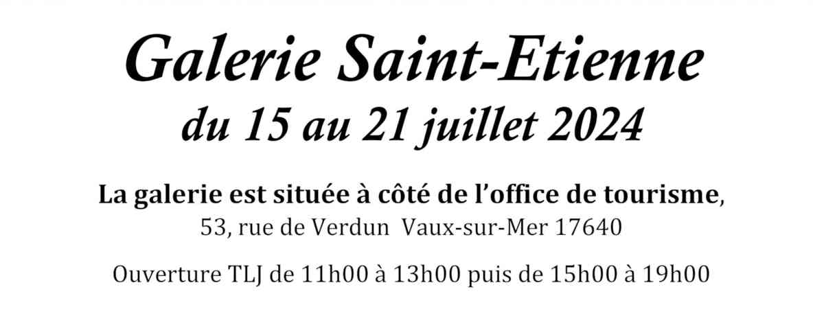 affiche M JAY_2024-2 - Royan Infos Michel JAY, expose ses aquarelles à Vaux-sur-Mer